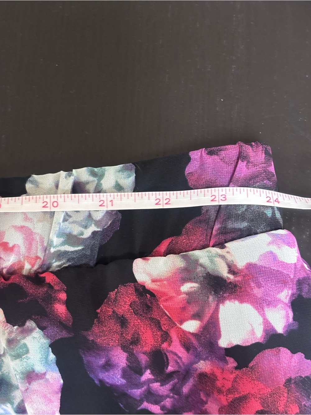 Torrid Floral Tiered Skirt Black Purple Pink Dark Romantic Ruffle Whimsigoth - Picture 9 of 10